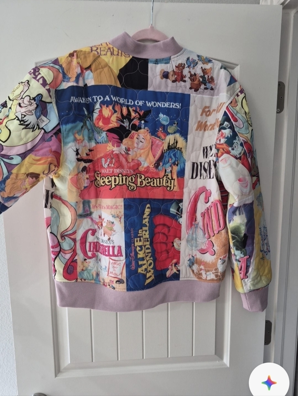 Disney Parks Disney Princess Quilt Bomber Jacket NWT Sz M - Picture 6 of 9